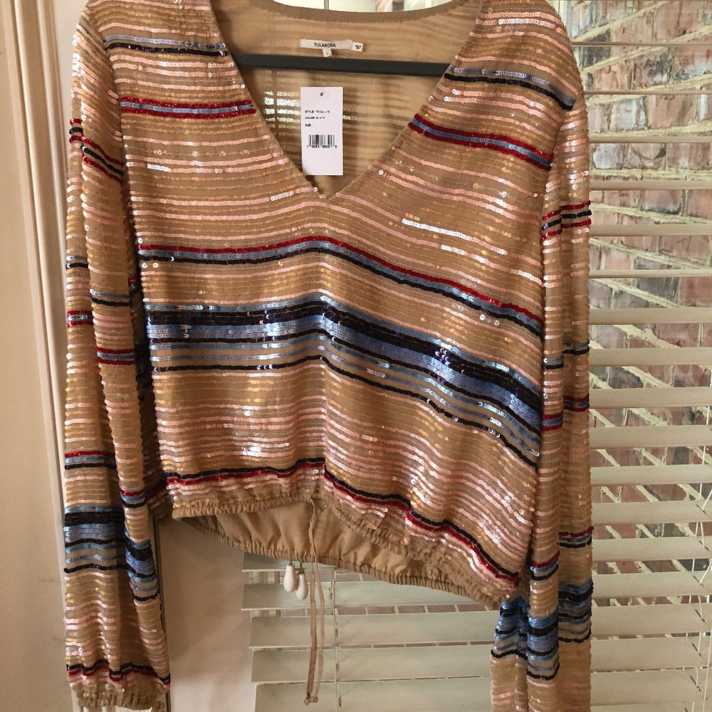 Tularosa sequin top